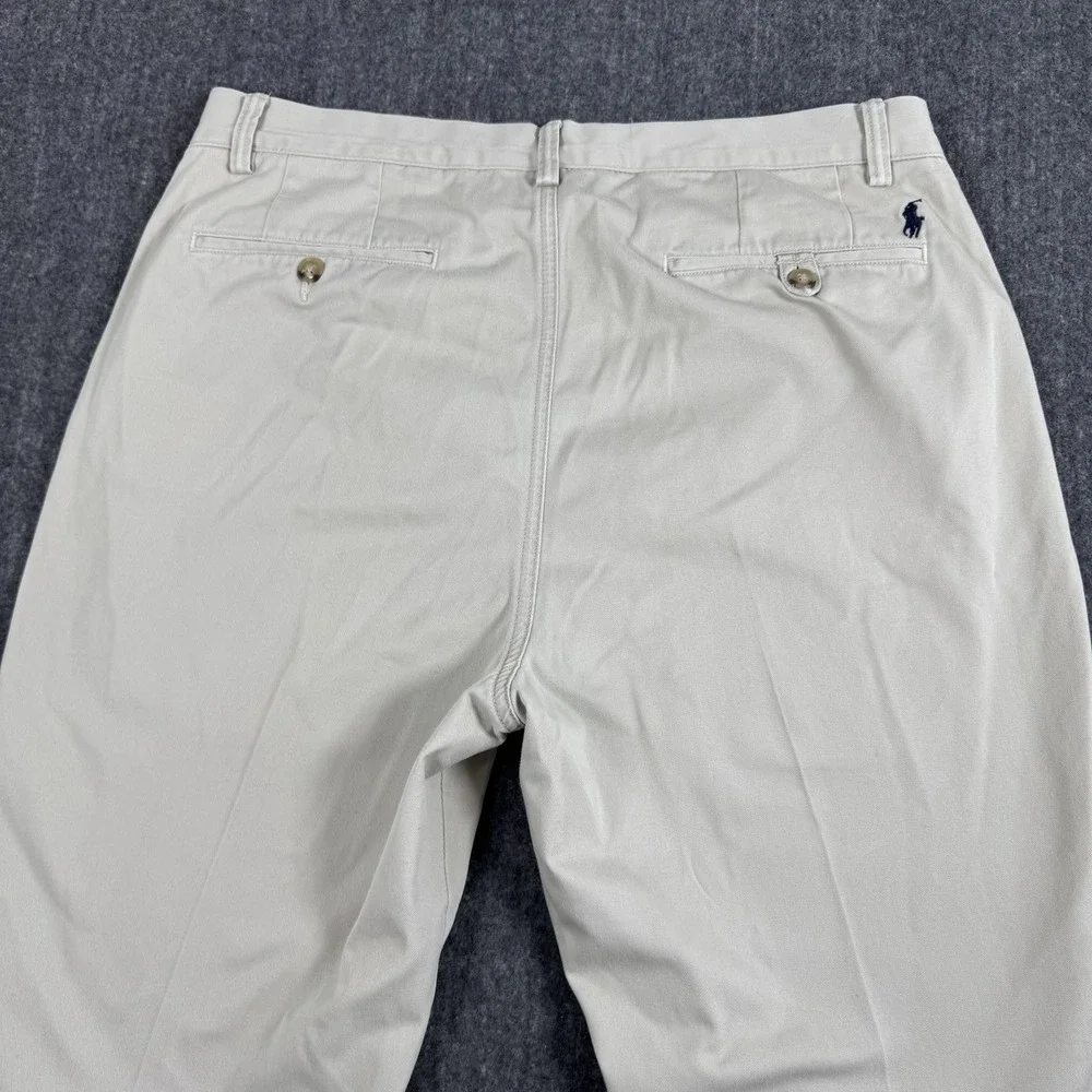 Polo Ralph Lauren Men's Chino Pants 34x30 Classic Fit Khaki 100% Cotton